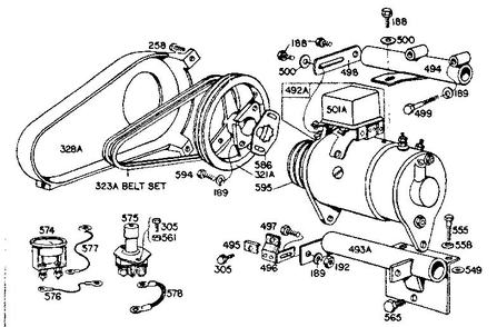 Part Location Diagram of 220806 Briggs and Stratton Dipper - connecting rod